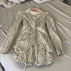 Vintage Betsy Johnson dress and blazer